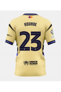 Barcelona Jules Kounde #23 Voetbaltruitje Uit tenue 2025-26 Korte Mouw
